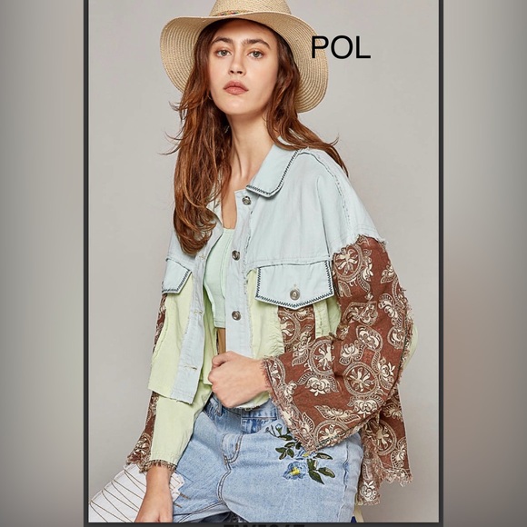 POL Multicolor Patchwork Jacket - Picture 5 of 7